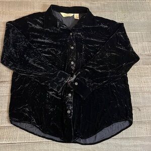 Eddie Bauer velvet‎ top